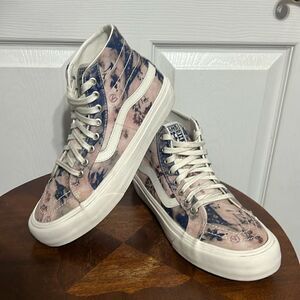🔥🔥 VANS Floral Dye Sk8-Hi 38 Decon Multi/Marshmallow Women’s Sz 8.5 - PERFECT